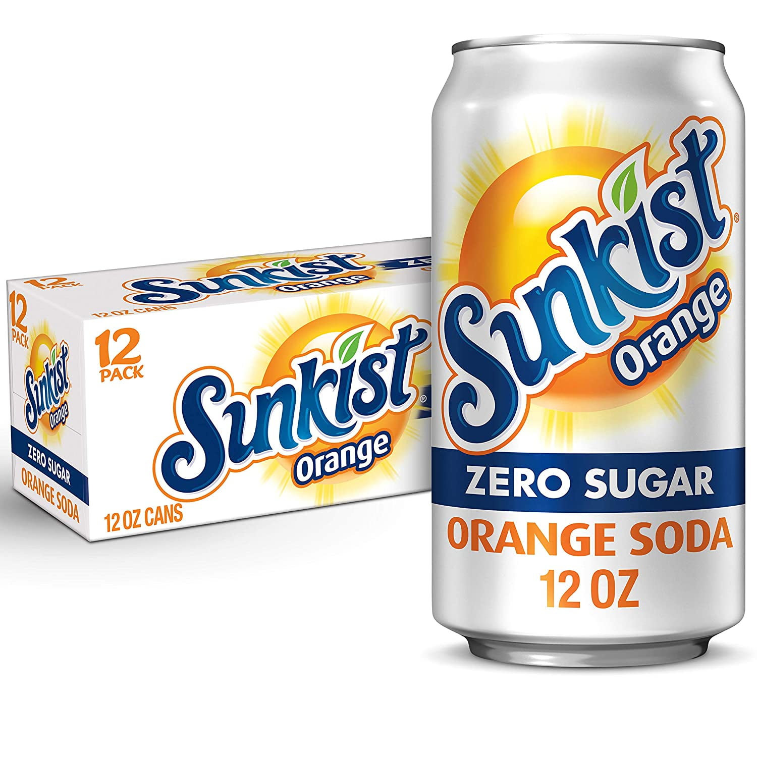 Sunkist Orange Soda, 12 YPF5Fl Oz (Pack of 12)