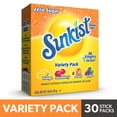 thumbnail image 1 of Sunkist Sugar-Free Variety Pack Singles-to-Go Powdered Drink Mix, 30 Count Packets, 1 of 13