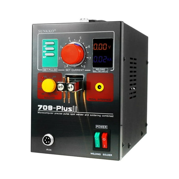 Sunkko 709Plus Battery Spot Welder Transformer Pulse Spot Welding Machine, Portable Multifunctional Battery Welding Equipment for 18650 14500 Lithium Battery Pack Building