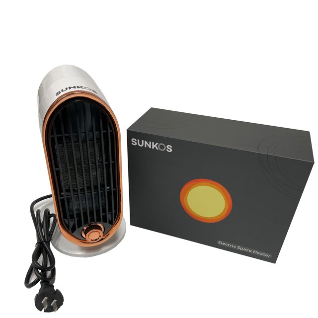 Sunkos Electric Radiant Space Heater with Thermostat, White