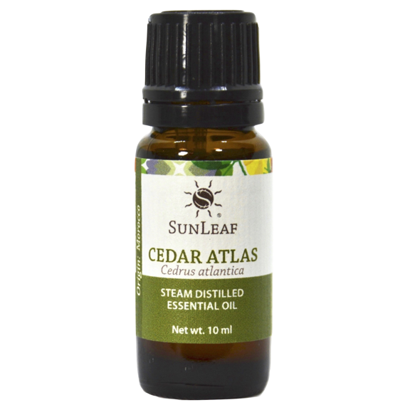 Sunleaf Naturals Essential Oil Single-Notes, Cedar Atlas, 10ml