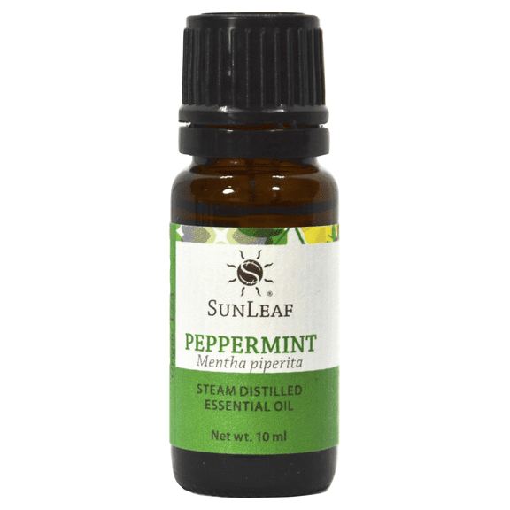 Sunleaf Naturals Essential Oil Single-Notes, Peppermint, 10ml