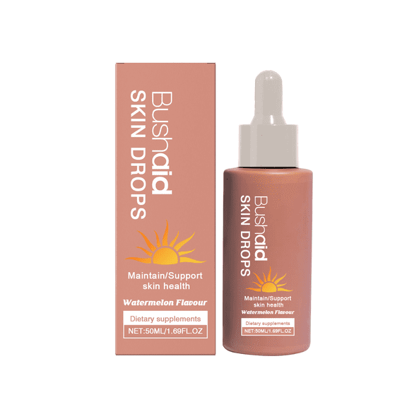 Sunless Tanning Drops for Body, Natural-Looking Tan with Mint & Herbal Extracts, Adjustable Color Depth, Suitable for All Skin Types