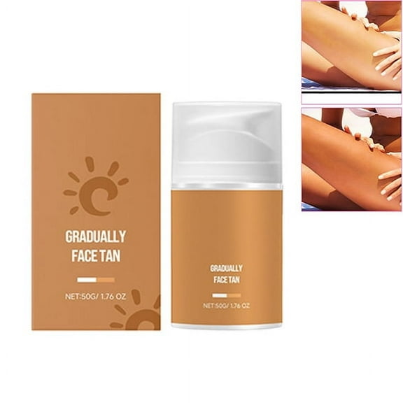 Sunless Tanning Lotion, Self Tanner Body Lotion, Sunless Tanning, Natural & Organic Ingredients, Moisturizing Self Tanning Lotion,Daily Moisturizer with Coconut Oil, Vitamin E
