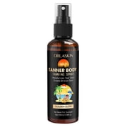 Sunless Tanning Spray for Face & Body - Natural Looking Glow, Streak-Free, Quick Dry, Vegan & Cruelty-Free