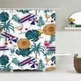 thumbnail image 1 of Sunlight Beach Waterproof Fabric Shower Curtains 3D Printing Palm Tree Bath Curtain for Bathroom Bathtub Decoration with, 1 of 5