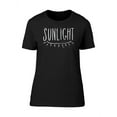 thumbnail image 1 of Sunlight / Black T-Shirt Women -Image by Shutterstock, Female Small, 1 of 4