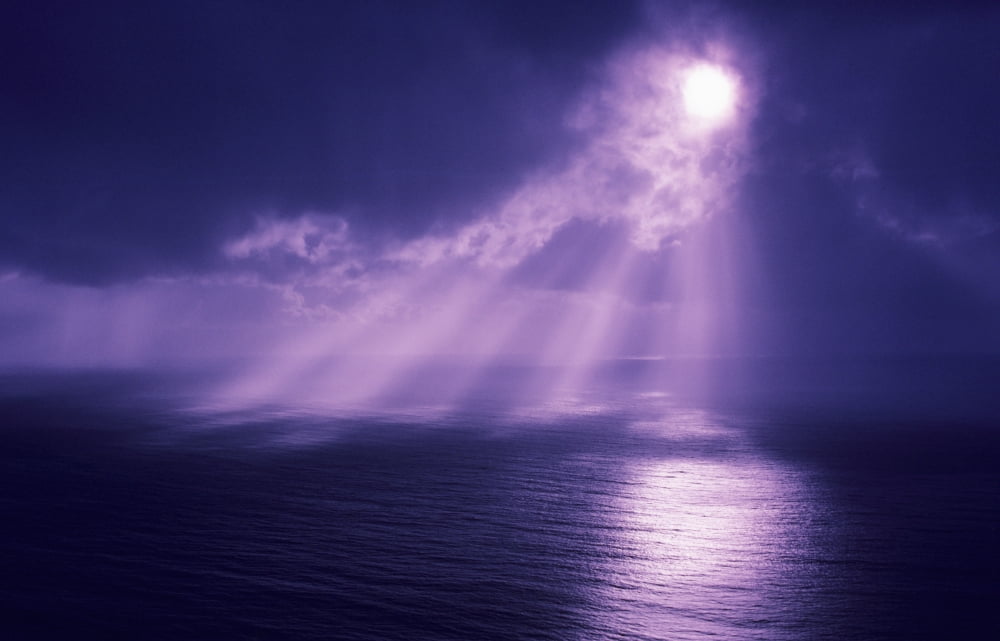 Sunlight Bursting Through Dark Clouds Canvas Art - Larry Dale Gordon Design Pics (34 x 22)