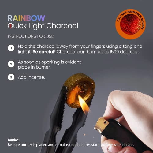 Incense Charcoal Colorful Charcoal Tablets For Incense 100 Quick