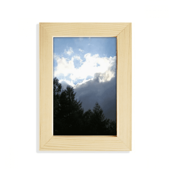 Sunlight Dark Clouds Art Deco Fashion Desktop Display Photo Frame Picture Art Painting 5x7 inch