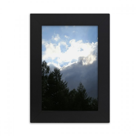Sunlight Dark Clouds Art Deco Fashion Desktop Photo Frame Picture Display Art Painting Exhibit