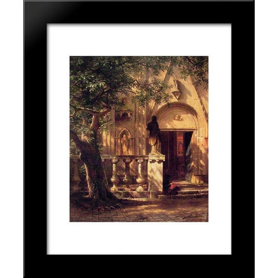 Sunlight and Shadow 20x24 Framed Art Print by Bierstadt, Albert