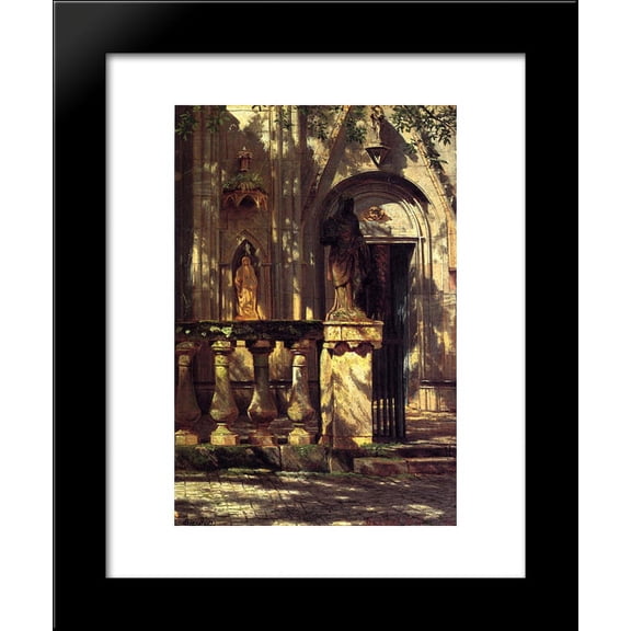 Sunlight and Shadow Study 20x24 Framed Art Print by Bierstadt, Albert