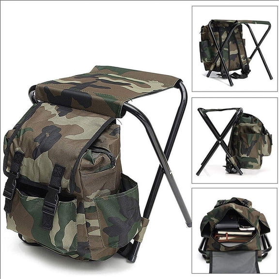Sunlight leisure outdoor portable mountaineering backpack chair foldable fishing stool
