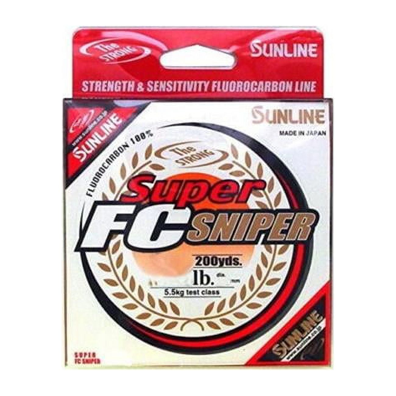 Sunline 63039829 Super Sniper Clear 18lb Fluorocarbon Fishing Line (660