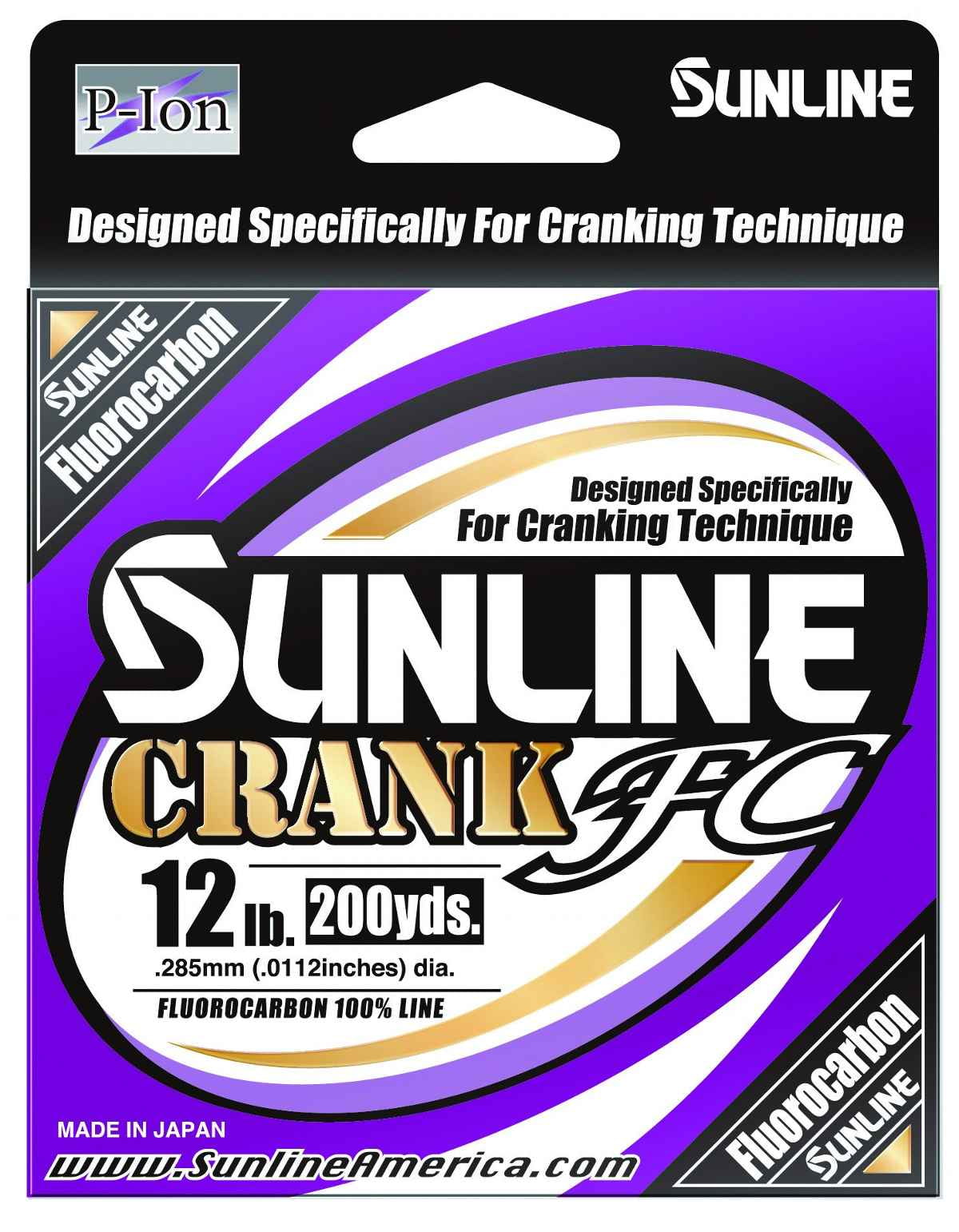 Sunline Crank FC Fluorocarbon Line - 12 lb.