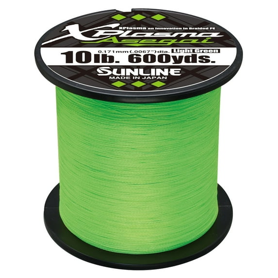Sunline Xplasma Asegai 16lb 600yd, Light Green