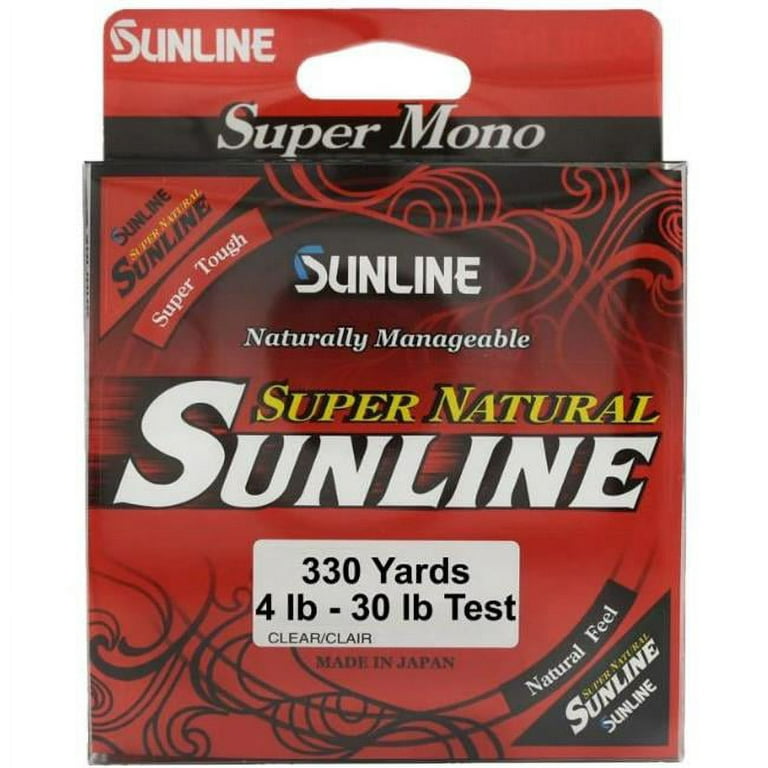 Sunline Super Natural Clear Monofilament 330yd / 8lb