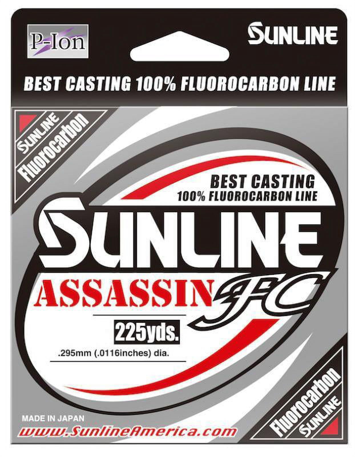 Sunline Assassin FC 20 lb - Clear - 225 yd