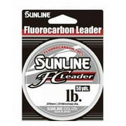 Sunline FC 100% Fluorocarbon Leader, 5lb, 50yd, Clear Spool