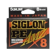 Sunline Siglon PE AMZ Braided Fishing Line 10lb 165yd Orange