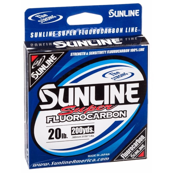 Sunline Super Fluorocarbon 20 lb Fishing Line, 200'