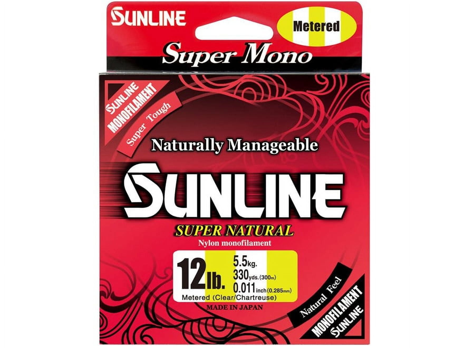 Sunline Super Natural Monofilament Fishing Line 6lb 330yd Multi-Color