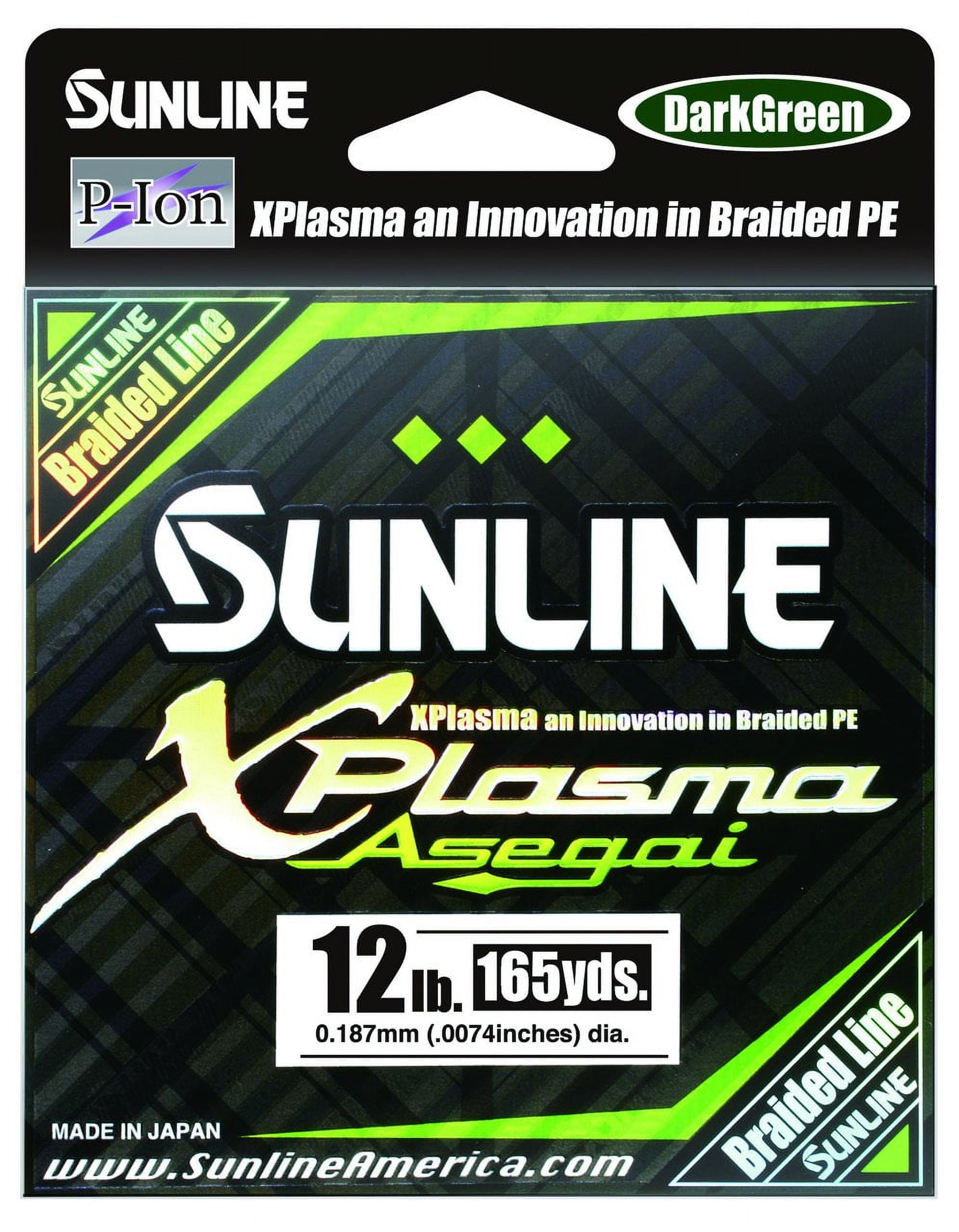 Sunline Xplasma Asegai 8lb 165yd, Dark Green