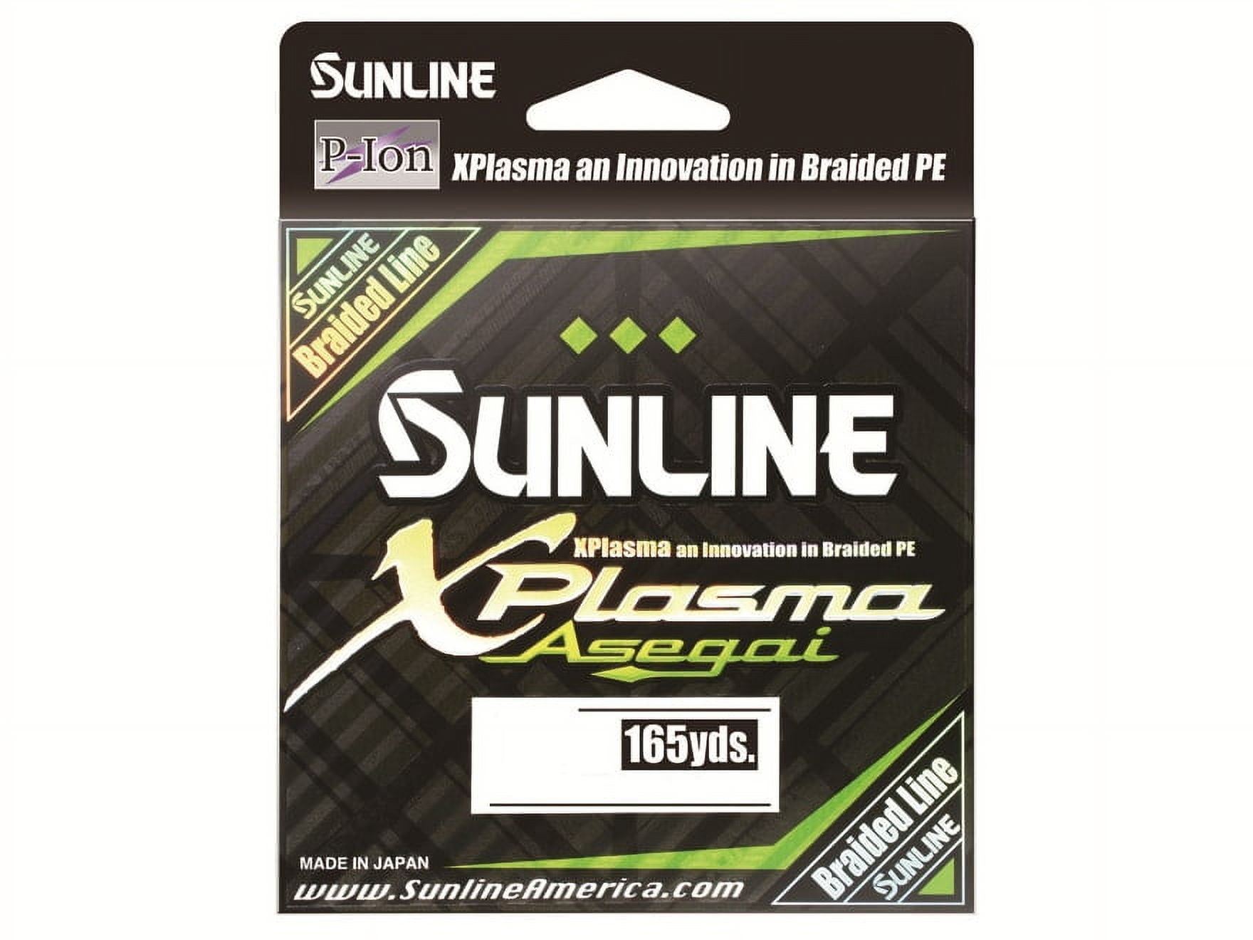 Sunline Xplasma Asegai Braided Fishing Line 12lb 165yd Dark Green