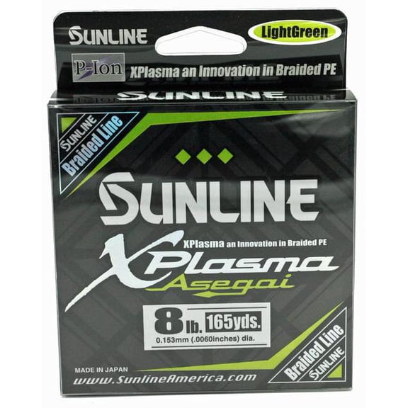 Sunline 63043200 Xplasma Asegai 8 lb Light Green 165 Yards
