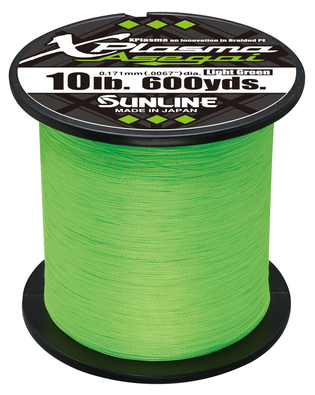 Sunline 63043224 Xplasma Asegai 12lb 600yd Light Green - 63043224