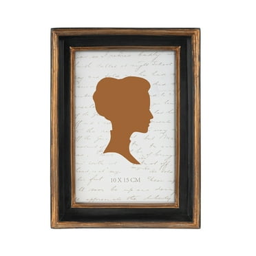 Sunlit 4x6 Inch Vintage Picture Frame, Elegant Luxury Antique Photo Frames with Glass Front, Photo Display, Tabletop Wall Hanging, Gift Ideas, Pearl Pattern