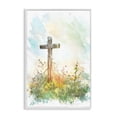 thumbnail image 1 of Stupell Industries Sunlit Faith And Flowers White Framed Giclee Art, design by Creative Studio, 30 x 20, 1 of 8