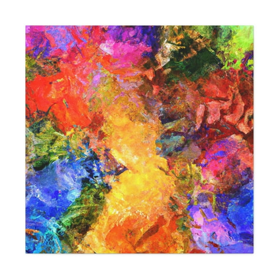 "Sunlit Rain of Color" - Canvas