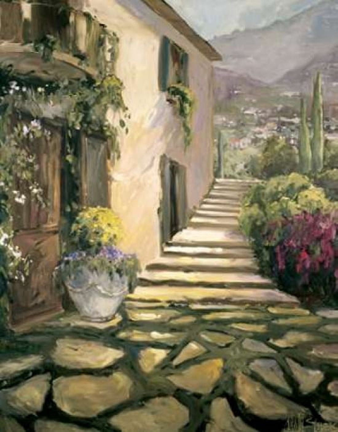 Sunlit Villa II Canvas Art - Allayn Stevens (22 x 28)