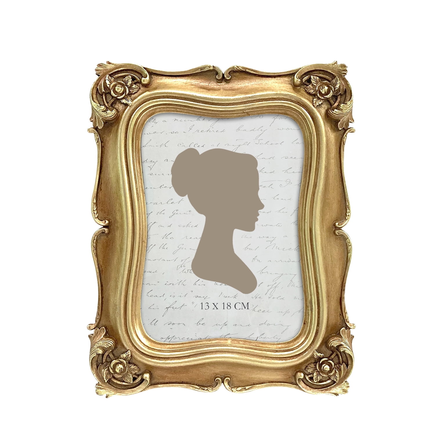 8x10 Picture Frame Sunlit Vintage Gold Picture Frame - 5x7 Inch Antique ...