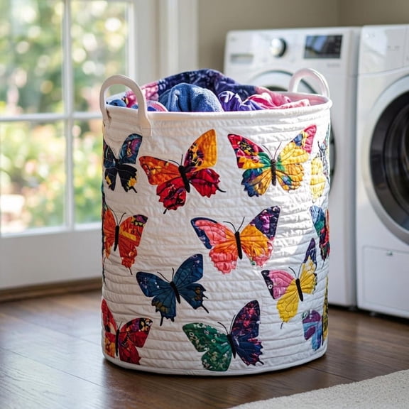 Sunlit Wing Laundry Basket, Angel Bird Laundry Gifts, Housewarming Gift Ideas, Mother's Day Gifts, Boho Bedroom Decor, Bathroom Storage