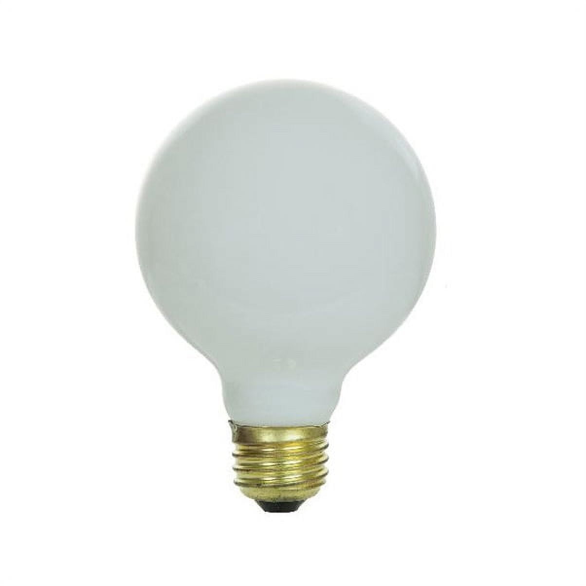 Sunlite 01757 - 100G25 White 130V G25 Decor Globe Light Bulb - Walmart.com
