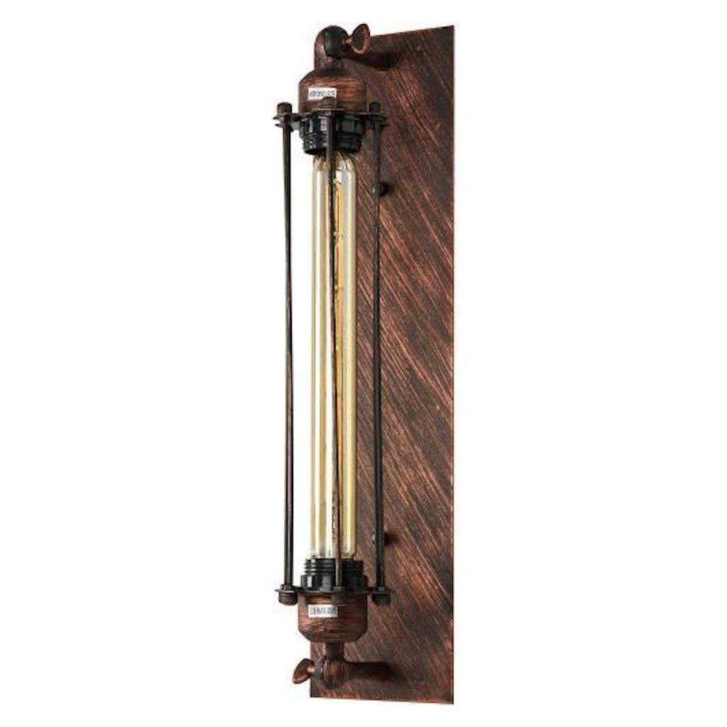 Matte Black Dimmable Iron Wall Sconce for Indoor/Outdoor