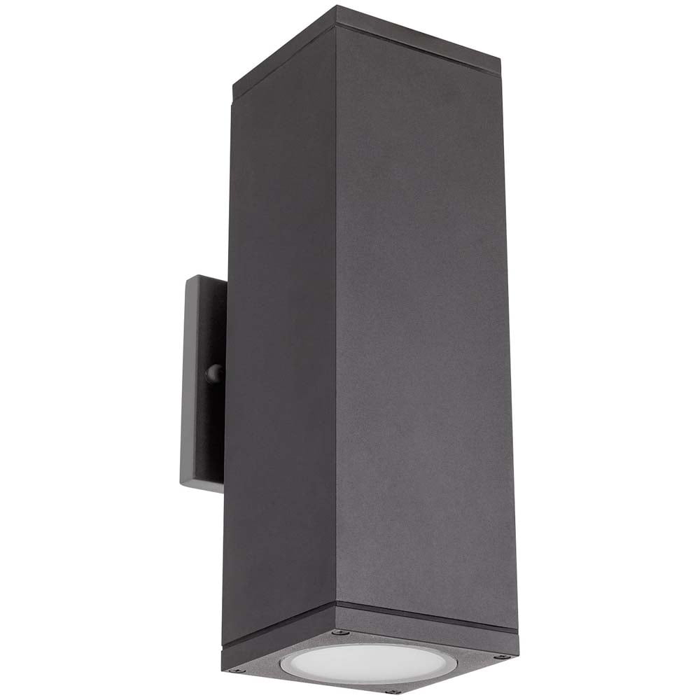 Sunlite 10-in 12w CCT Tunable LED Cylinder Outdoor Up & Down Wall Light Fixture