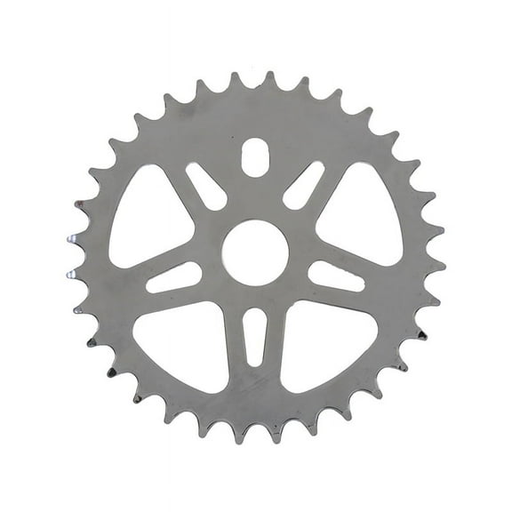 Sunlite 1pc. Chainring 32t 1pc 1/2in x 1/8in Steel Chrome/Silver BMX Bike