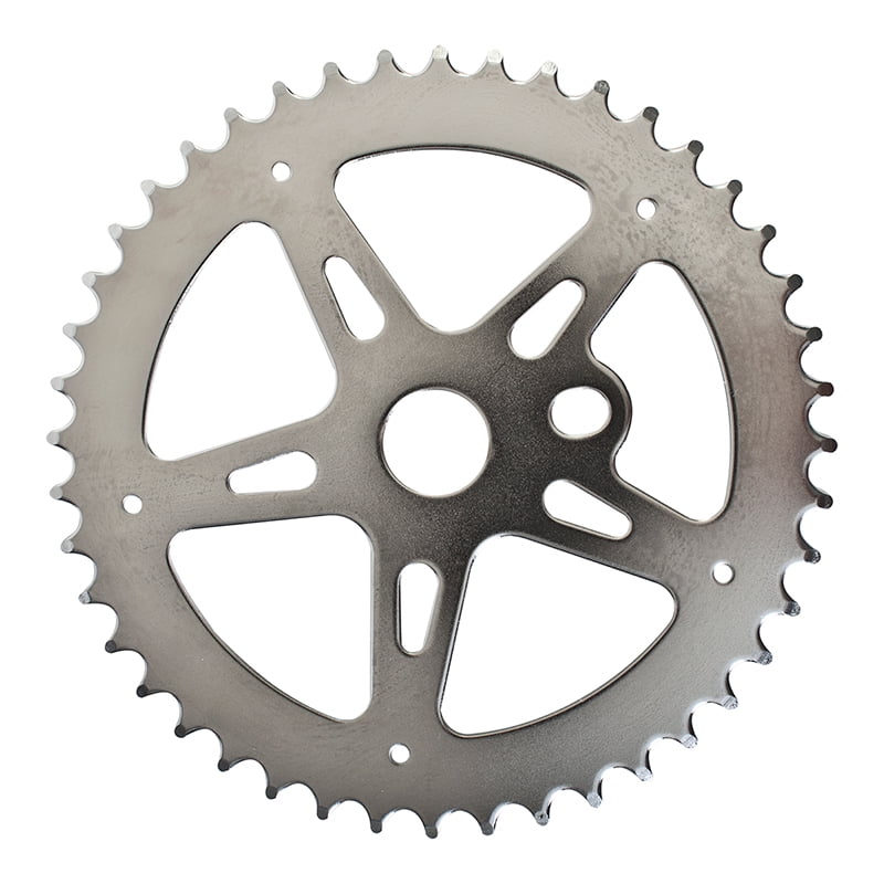 Alta Bicycle Steel Chainring 44T - Chrome Single Speed Sprocket