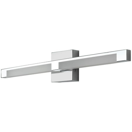 Sunlite 27" 1-Light LED Bar Light Fixture, 15W, 1050 Lumens, Color Temperature Selectable 2700K/ 3000K/ 3500K /4000K/ 5000K, Brushed Nickel