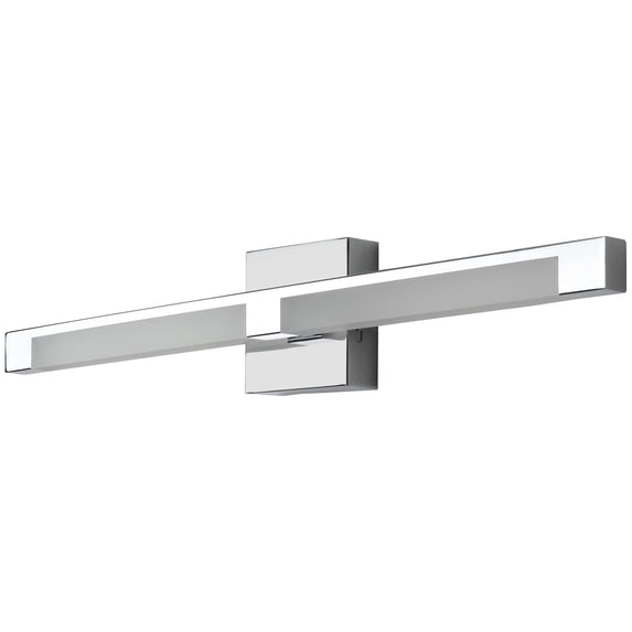 Sunlite 27" 1-Light LED Bar Light Fixture, 15W, 1050 Lumens, Color Temperature Selectable 2700K/ 3000K/ 3500K /4000K/ 5000K, Brushed Nickel