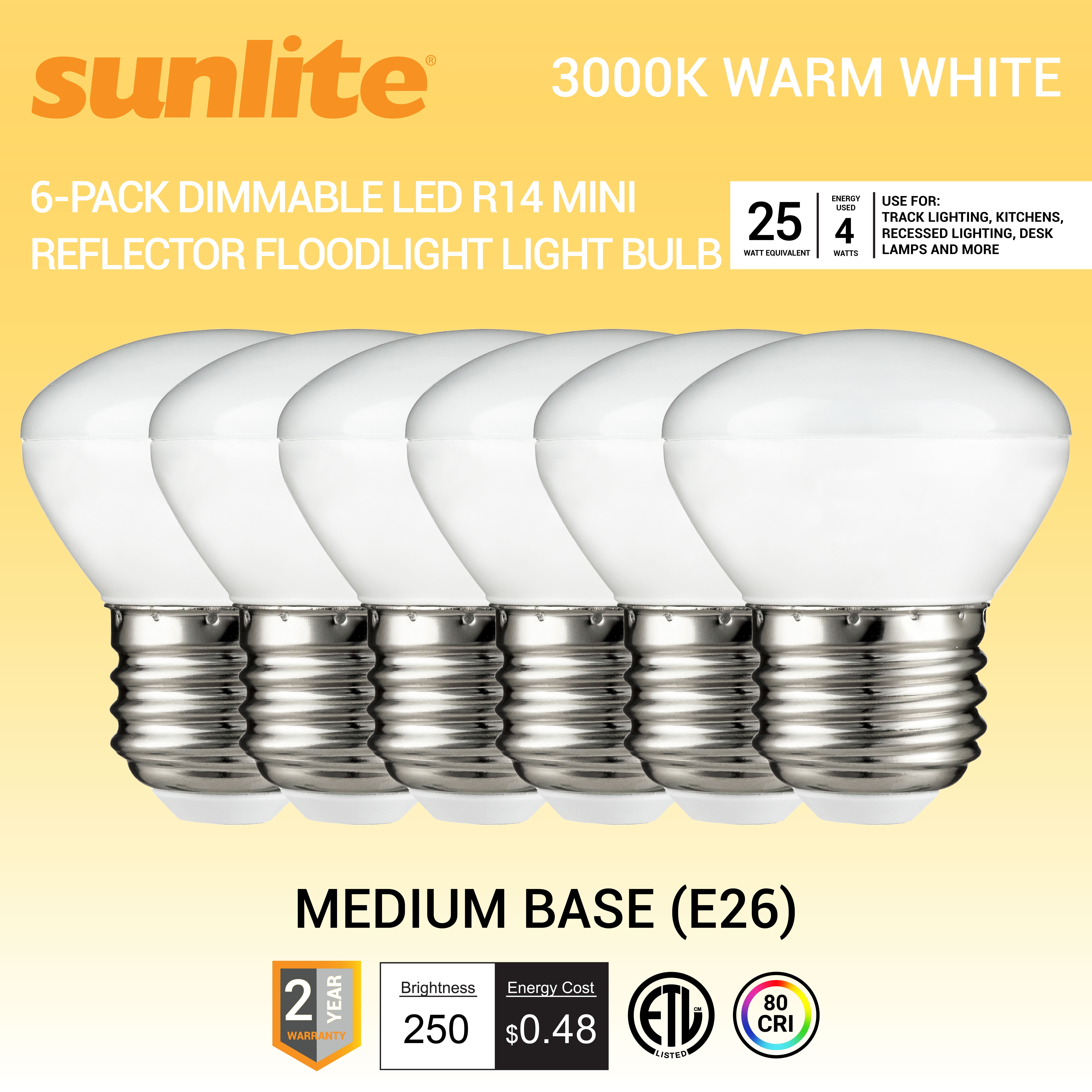 Sunlite 41763-SU LED Reflector Floodlight Bulb - Thumbnail 3