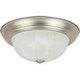 Sunlite 45505 13" Decorative Dome Ceiling Light Fixture, Flush Mount