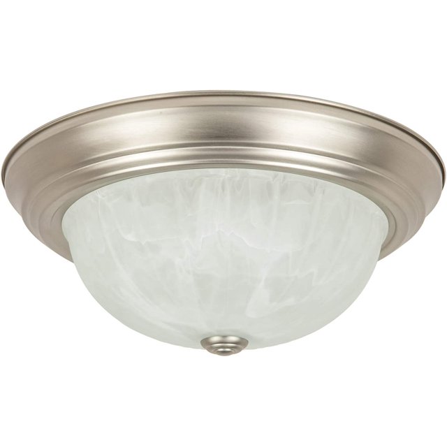 Sunlite 45505 13" Decorative Dome Ceiling Light Fixture, Flush Mount