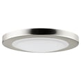 thumbnail image 1 of Sunlite  7 in. Brushed Nickel Integrated LED Energy Star Dimmable, Warm White 3000K,  Mini Round Surface Flush Mount - 7 in Cool white (4000K), 1 of 5
