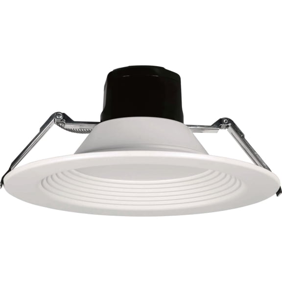 Sunlite 8" LED Commercial Recessed Round Downlight Fixture, Power Selectable 18W/27W/36W, 4000 Lmns, CCT Switch 27K/30K/35K/40K/50K, 90 CRI, Dimmable, Title24 Compliant, ETL Listed
