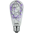 thumbnail image 1 of SUNLITE LED Vintage Purple ST64 (S19) 1.5w Light Bulb Decorative Light Bulb, 1 of 2
